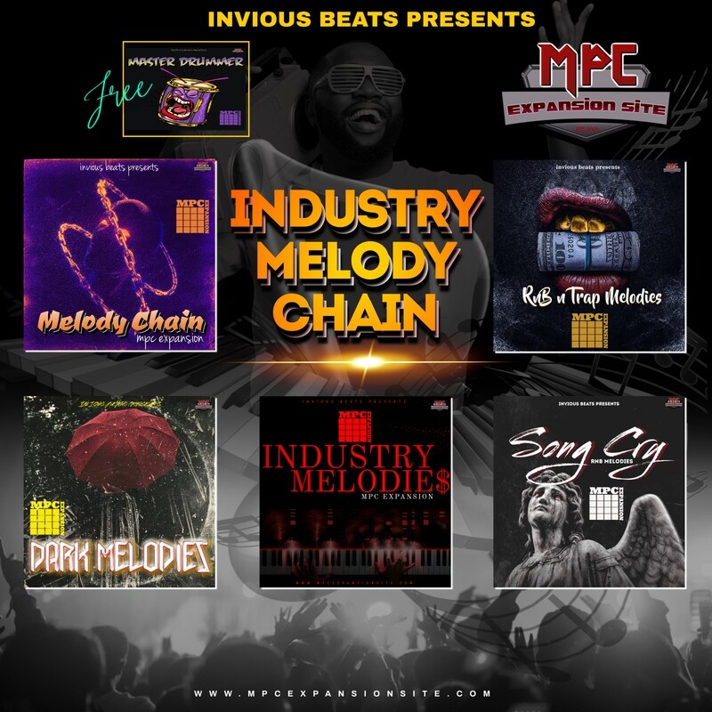 Mpc Expansion Bundle &#39;Industry Melody Chain + free Expansion&#39; by Invious