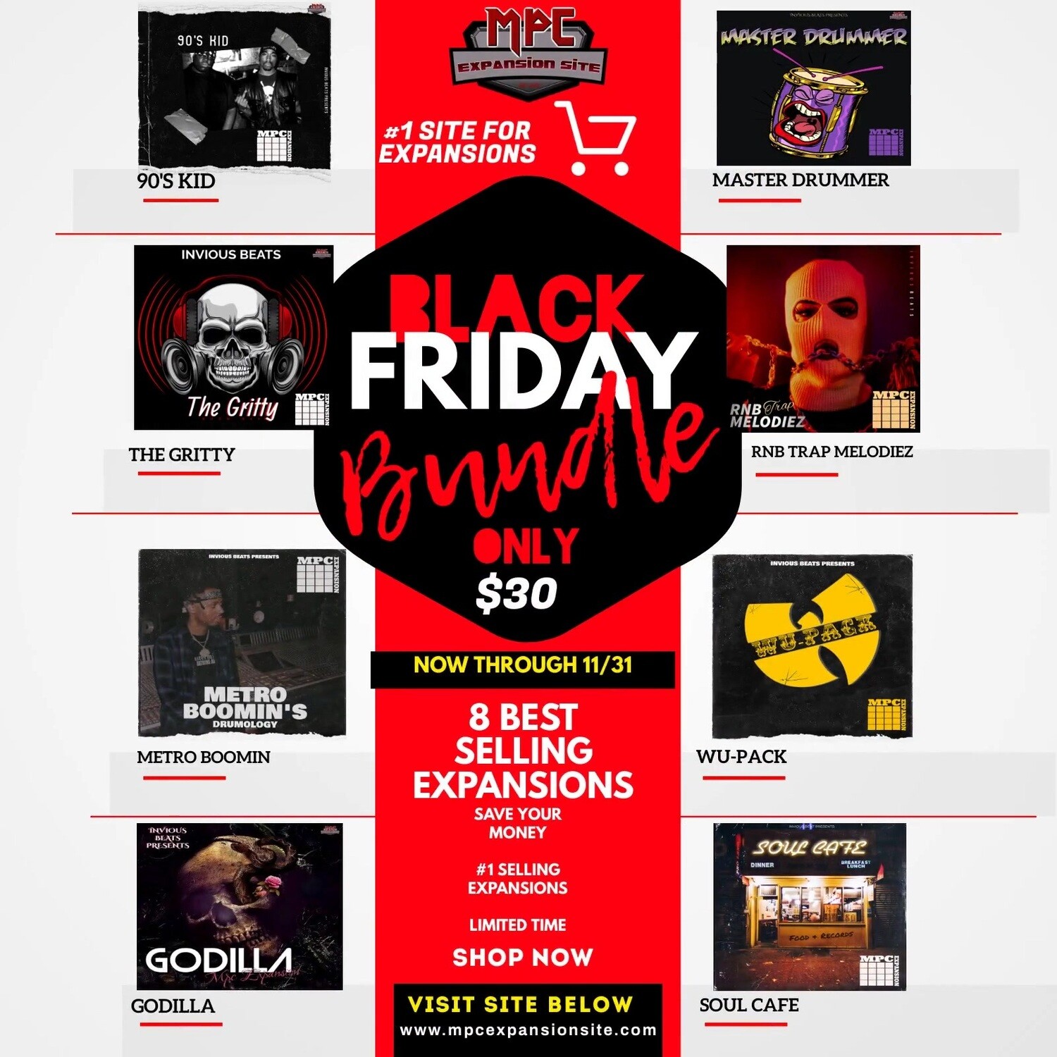 MPC EXPANSION 'BLACK FRIDAY BUNDLE' by INVIOUS