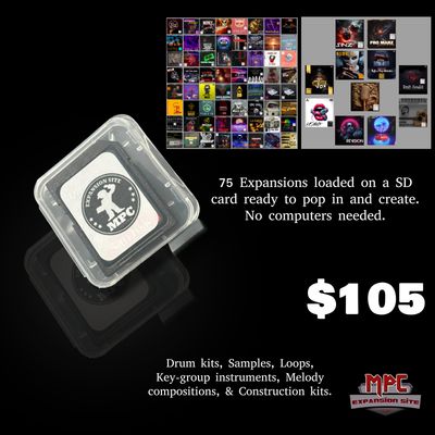 Mpc Expansion SD Card &#39;75pk Bundle&#39; by Invious