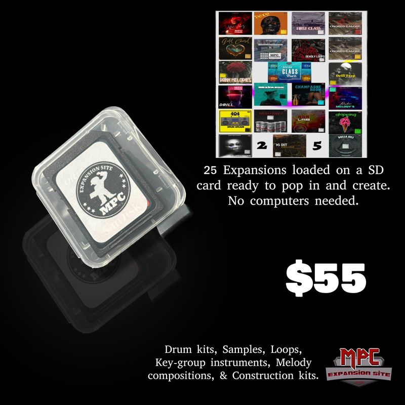 Mpc Expansion SD Card &#39;25pk Bundle&#39; by Invious