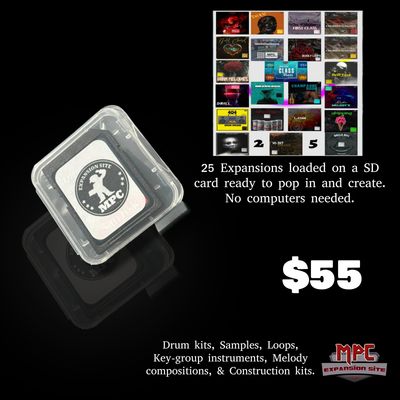 Mpc Expansion SD Card &#39;25pk Bundle&#39; by Invious