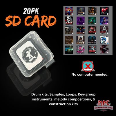 Mpc Expansion SD Card &#39;20pk Bundle&#39; by Invious