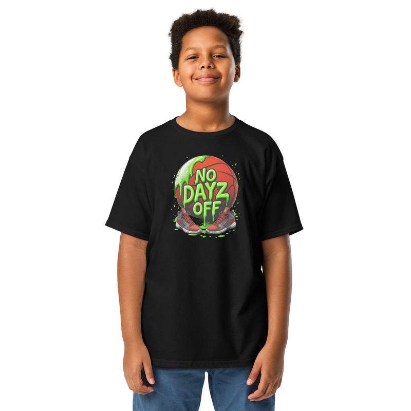 No Dayz Off Slime Basketball T-shirt