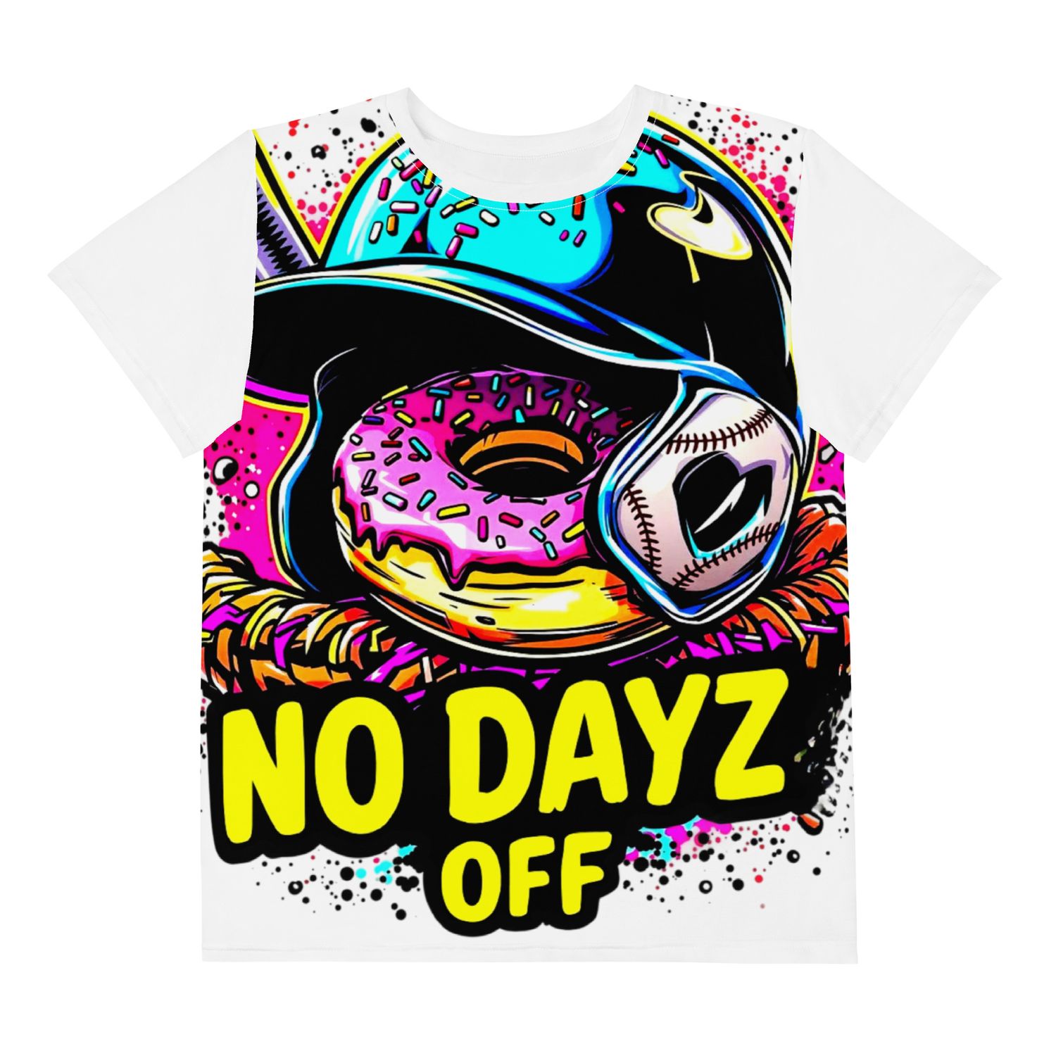 No Dayz Off Donut Time cotton crew neck t-shirt