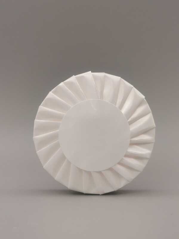 &lt;Zeans&gt; Hotel  Pleatwrapped Soap (round) -18g