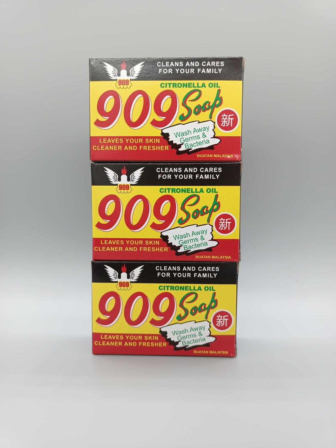 [909] Citronella/Lavender Essential Oil Traditional Emollient Soap Since 1946 (3pcs per pack) 909 Soap