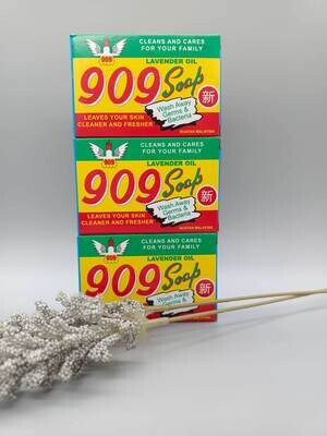 [909] Citronella/Lavender Essential Oil Traditional Emollient Soap Since 1946 (3pcs per pack) 909 Soap