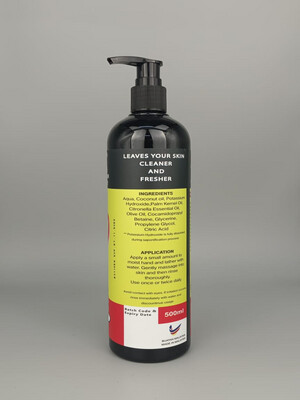 &lt;909&gt; Citronella Essential Oil Concentrated Liquid Soap - 500ml (since1946)