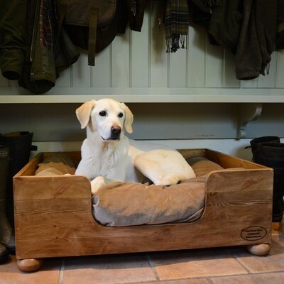 Handmade dog bed