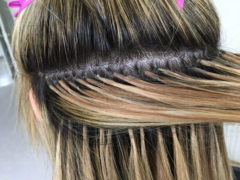 Bonded and Micro-loop hair extensions