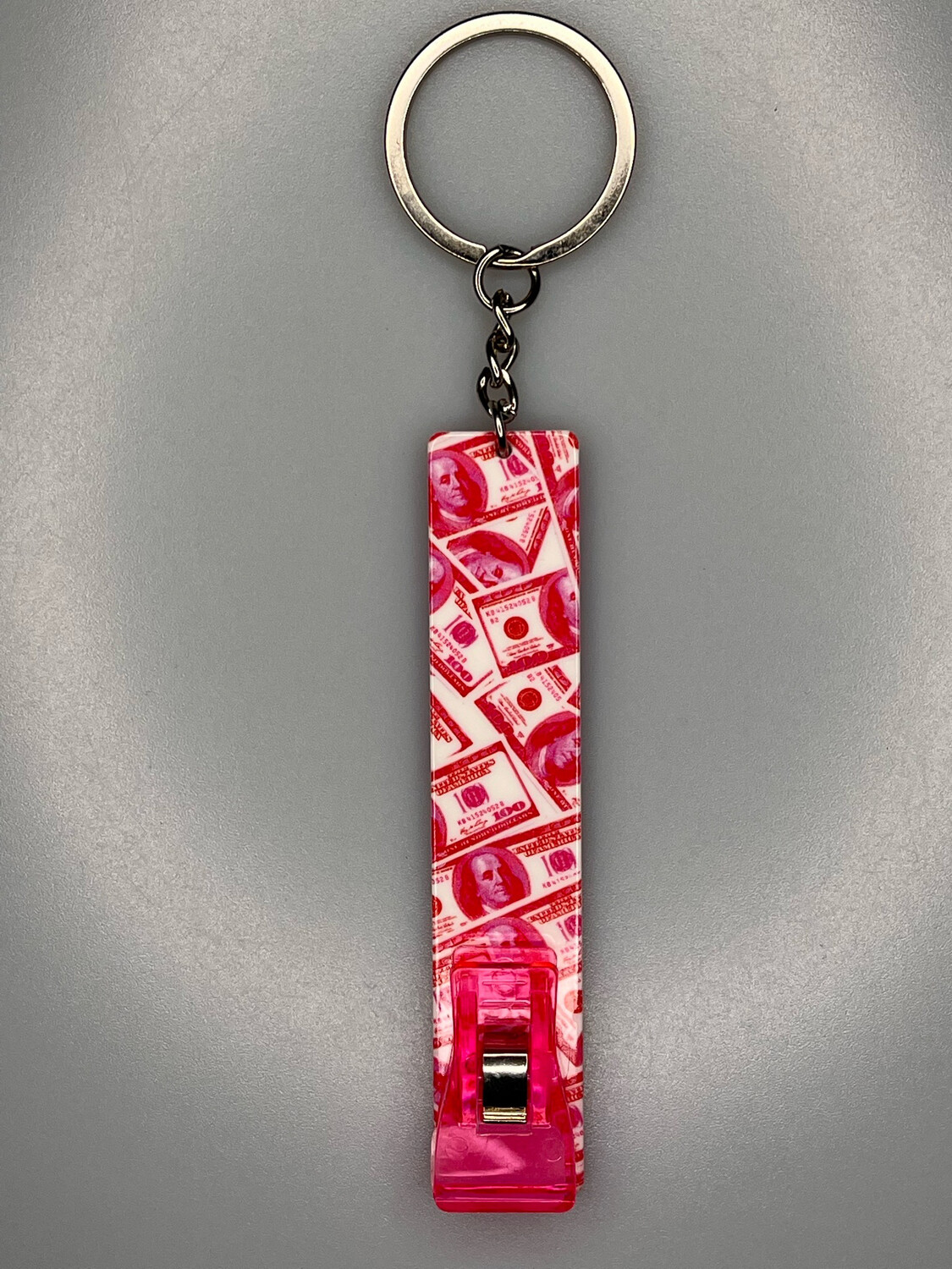 Pink Money Card Clip