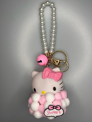 Kitty Pearl Wristlet