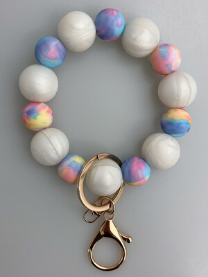 Opal Beaded Wristlet