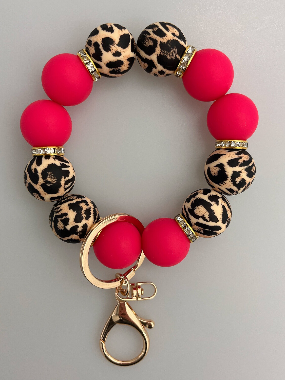 Cheetah Girl Beaded Wristlet