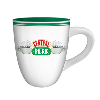 Friends Central Perk 25 oz Jumbo Curved Ceramic Mug - Silver Buffalo