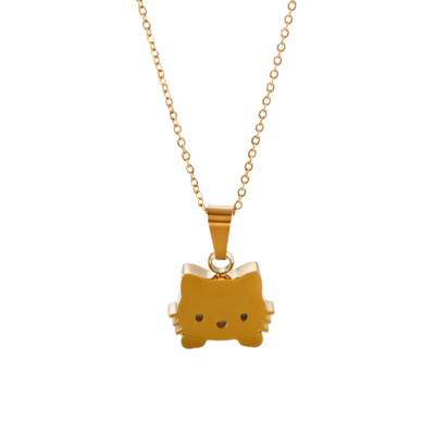 Brunoy Necklace with Kitty Pendant