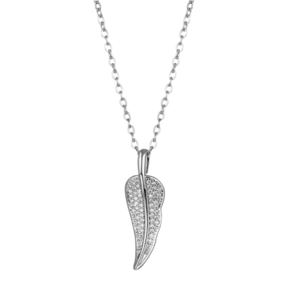Valence Necklace  with Leaf Pendant