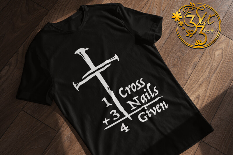 1 CROSS 3 NAILS 4 GIVEN
