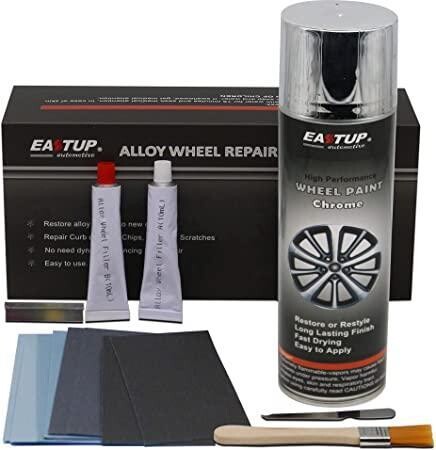Eastup Alloy Wheel Repair Kit Alloy Rim Scrapes Scratches Remover