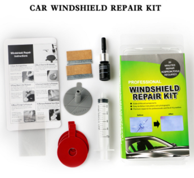 Windshield crack repair kit DIY free shipping