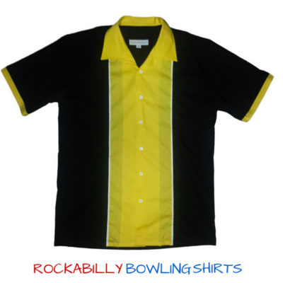 50s Retro Shirt Johnny (Black-Yellow) 50s Retro Shirt Johnny (Black-Yellow)