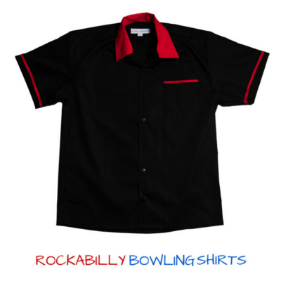 Retro Bowling Shirt King pin Paulie (Red) Retro Bowling Shirt King pin Paulie (Red)