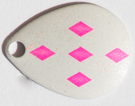 White w/ Pink Diamonds Colorado Blades
