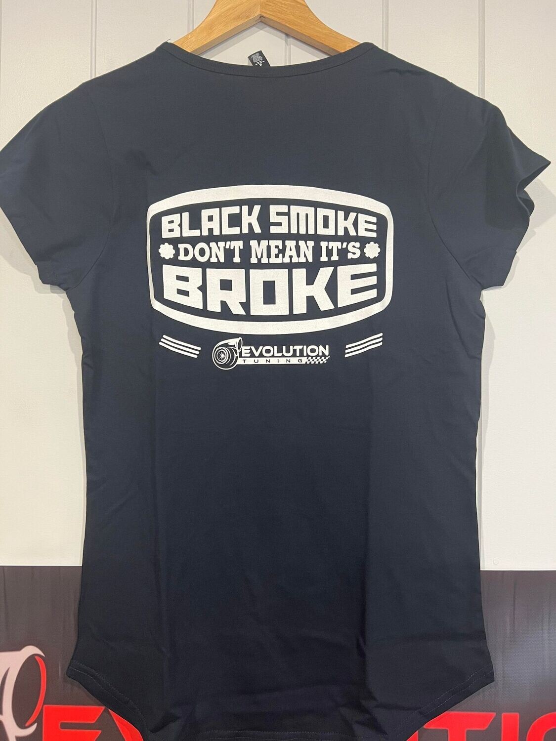 Ladies Navy - Black Smoke Don&#39;t Mean its Broke