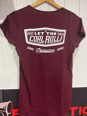 Ladies Burgundy - Let the Coal Roll