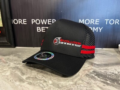 Black Evolution Trucker Cap