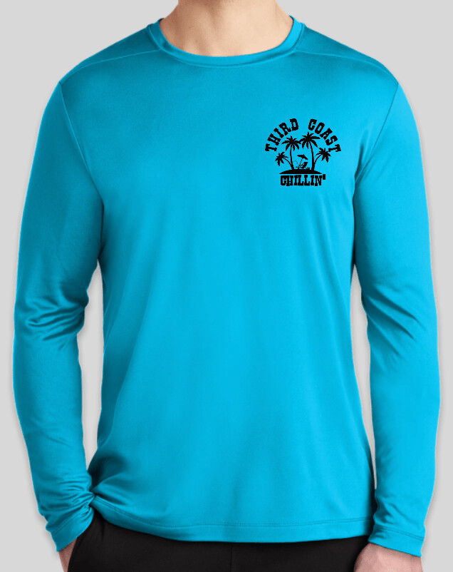 Original Design Long Sleeve, Color: Pacific Blue