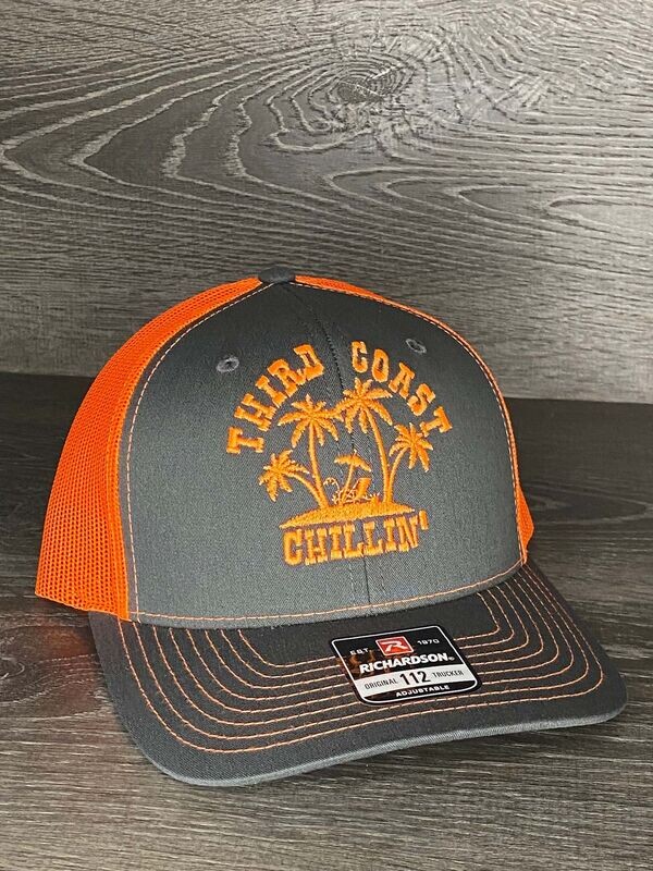 Richardson Hat - Orange & Grey