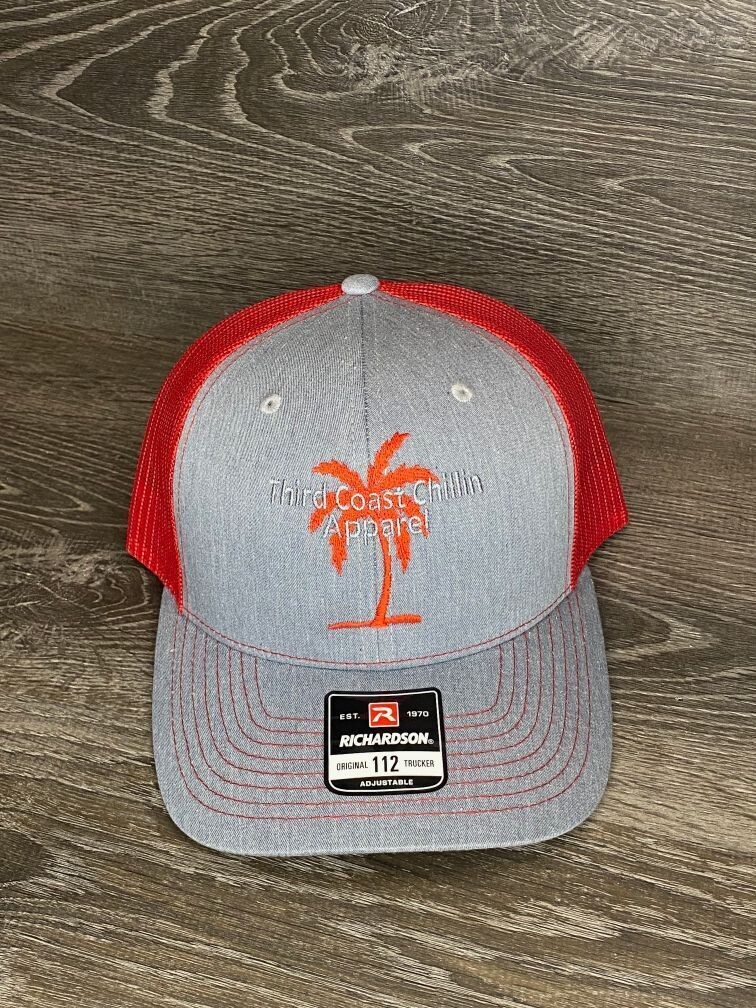 Richardson Hat - Red & Grey