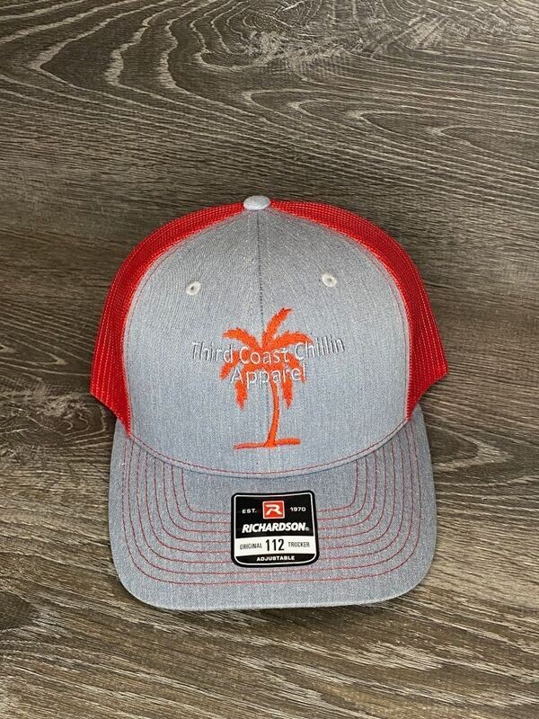 Richardson Hat - Red & Grey
