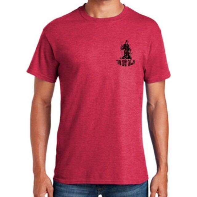Reaper Logo Unisex Tee - Heather Red