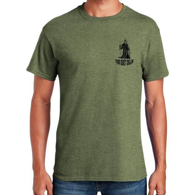 Reaper Logo Unisex Tee - Heather Military