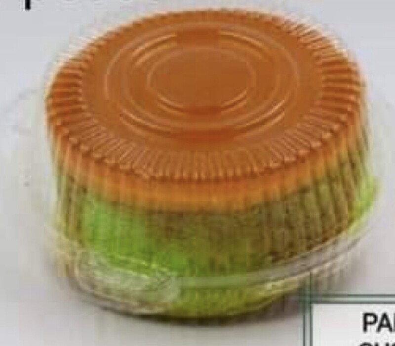 Pandan Custard Cake
