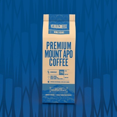 Premium Mount Apo Whole Bean Coffee