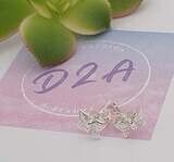 Sterling Silver Stud Earrings - Butterfly