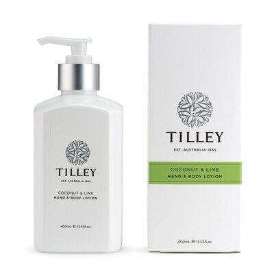 Tilley Coconut Lime Hand and Body Lotion