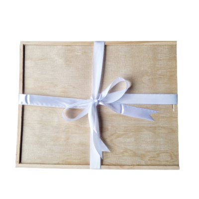 Empty Gift Box with Ribbon