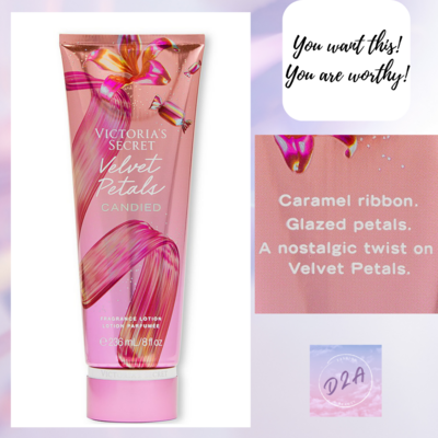 Victoria's Secret Fragrance Lotion - Velvet Petals Candied