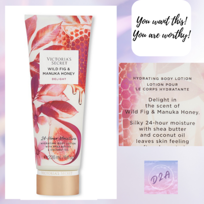Victoria's Secret Fragrance Lotion - Wild Fig and Manuka Honey