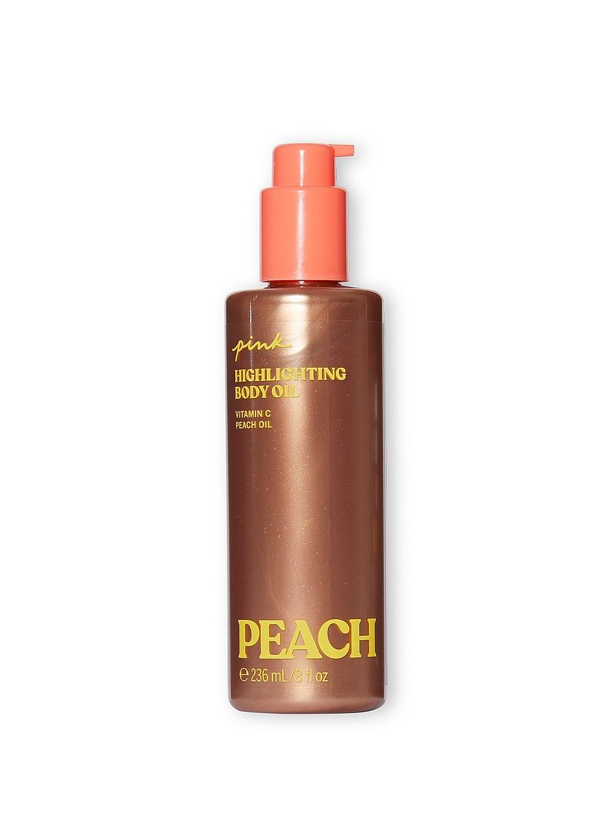 Victoria&#39;s Secret PINK Shimmering Body Oil - Peach