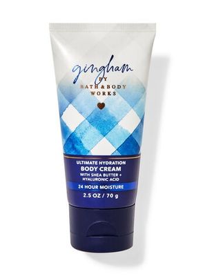 Bath and Body Works mini body cream Gingham