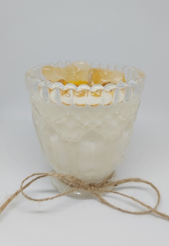 Small Vintage Candle Citrine