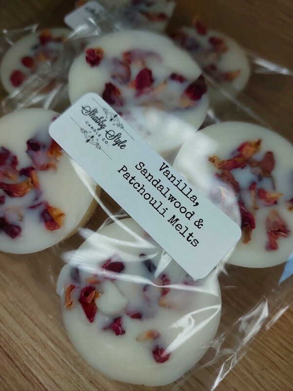 Soy Wax Melts with Rose Petals