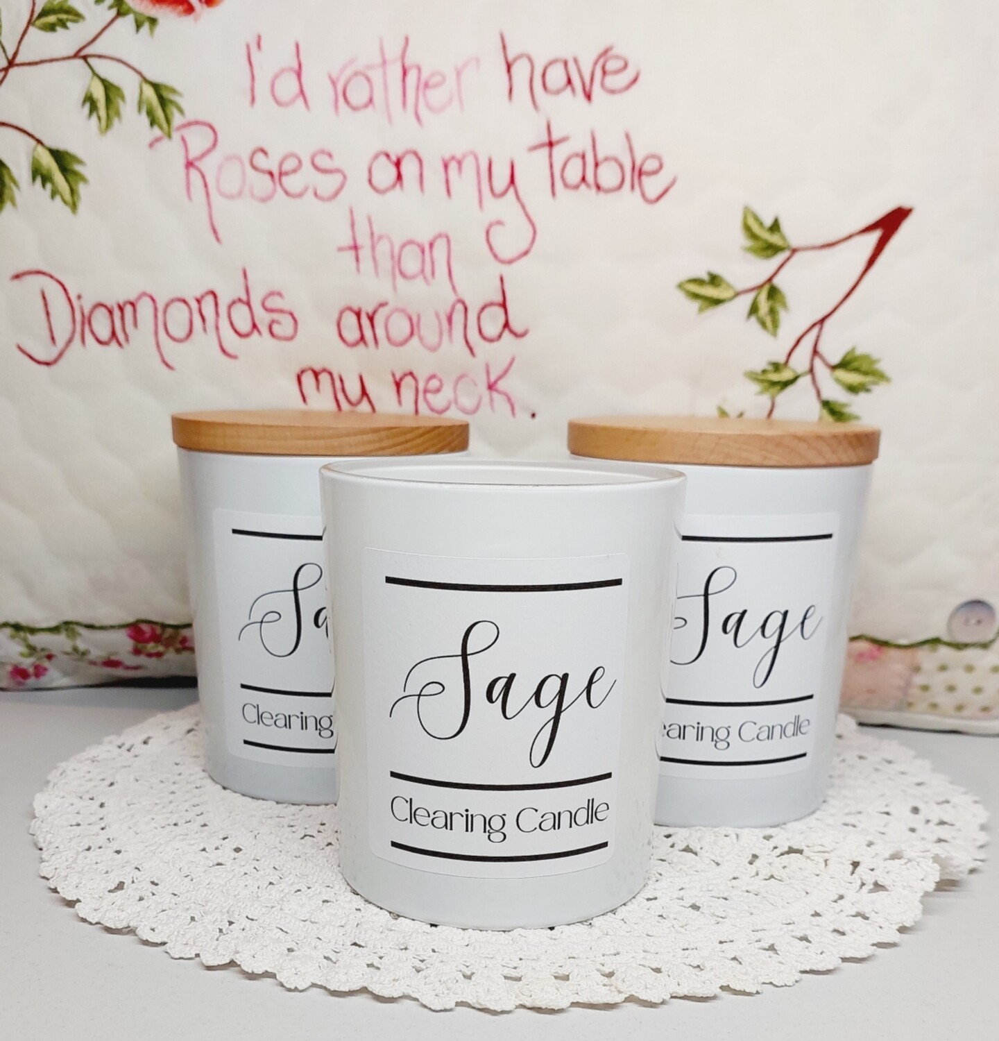 Sage Candle Large