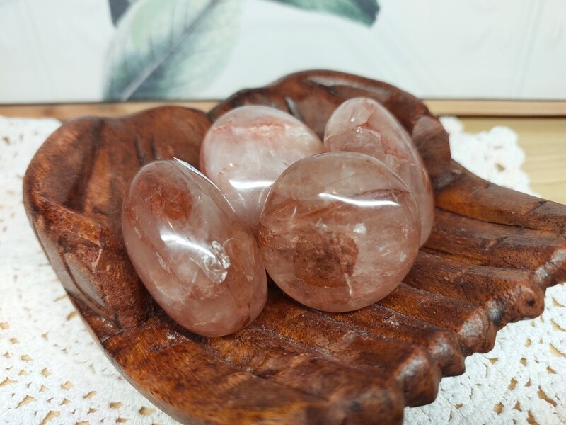 Fire Quartz Palmstone