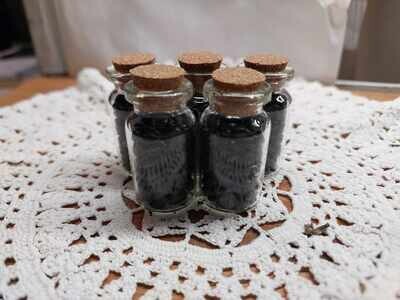 Black Obsidian Crystal Chip Bottles